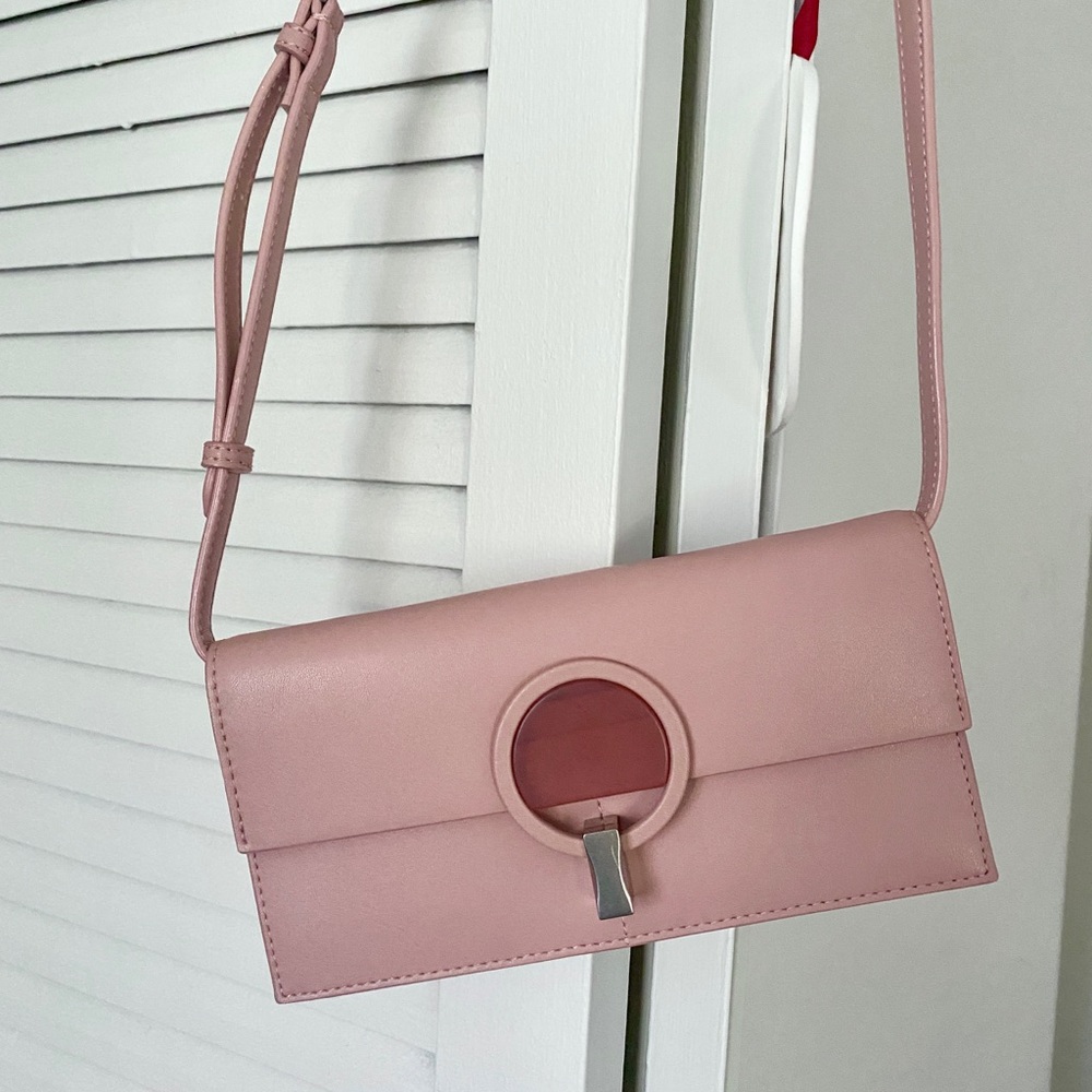 Charles & Keith Women's Pink Wallet/ mini bag